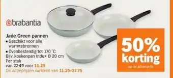 Albert Heijn brabantia Jade Green pannen aanbieding