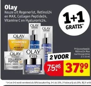 Kruidvat Olay aanbieding