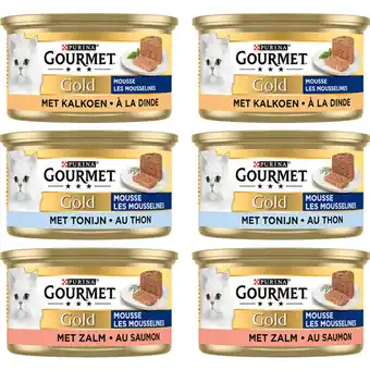 Albert Heijn Gourmet gold kattenvoer voordeelpakket aanbieding