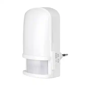 Conrad Pentatech an05 33322 led-nachtlamp met bewegingsmelder led neutraalwit wit aanbieding