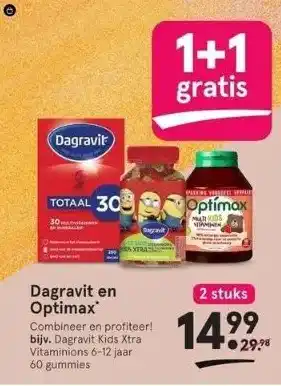 Etos Dagravit en optimax aanbieding