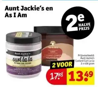 Kruidvat Aunt jackie's en as i am aanbieding