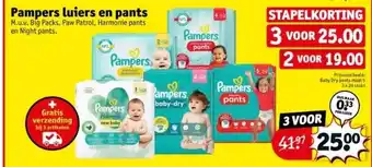 Kruidvat Pampers luiers en pants aanbieding