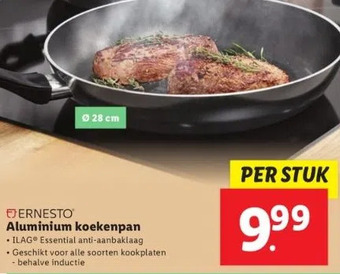 Lidl Aluminium koekenpan aanbieding