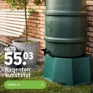 GAMMA Regenton kunststof aanbieding