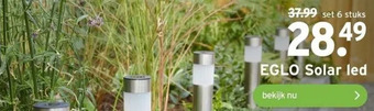 GAMMA Eglo solar led aanbieding