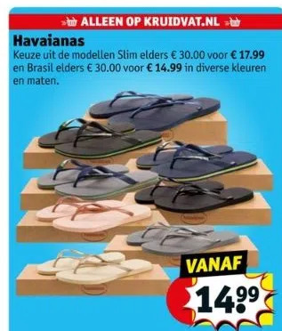 Havaianas slippers dames kruidvat sale