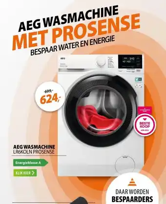 Expert Aeg wasmachine lr6koln prosense aanbieding