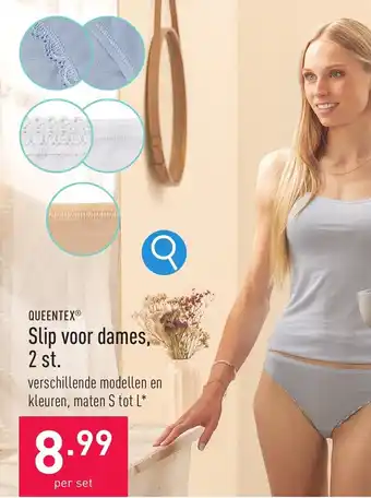 ALDI QUEENTEX® Slip voor dames, 2 st. aanbieding