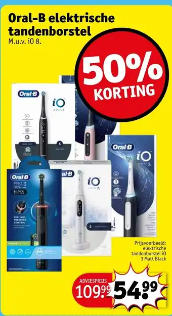 Kruidvat Oral-B elektrische tandenborstel aanbieding