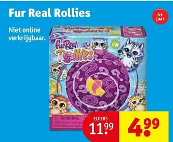 Kruidvat Fur Real Rollies aanbieding