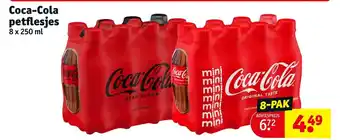 Kruidvat Coca-Cola petflesjes 8 x 250ml aanbieding