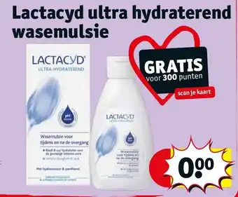 Kruidvat Lactacyd ultra hydraterend wasemulsie aanbieding