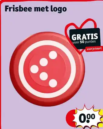 Kruidvat Frisbee met logo aanbieding