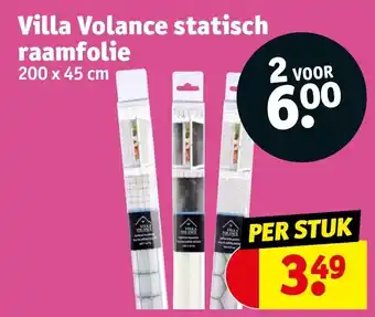 Kruidvat Villa Volance statisch raamfolie 200 x 45 cm aanbieding