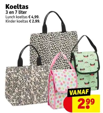 Kruidvat Koeltas 3 en 7 liter aanbieding