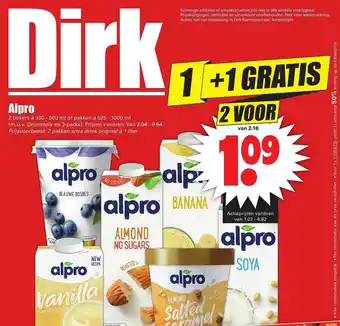 Dirk Alpro aanbieding