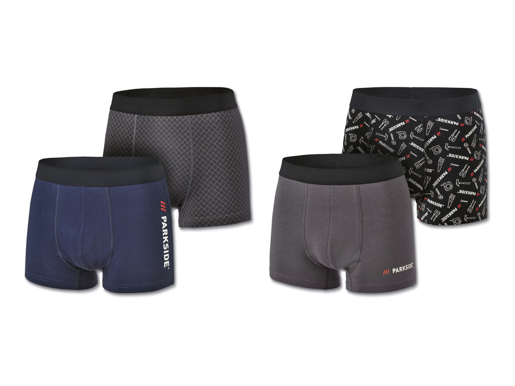 Lot de 6 boxer homme marine en coton Sloggi Men | 3 SUISSES