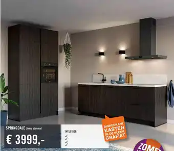 Keukendepot Springdale jinmu zijdemat aanbieding