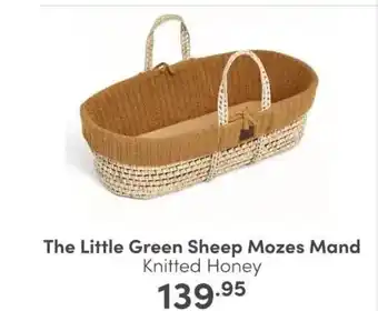 Baby & Tiener The little green sheep mozes mand knitted honey aanbieding