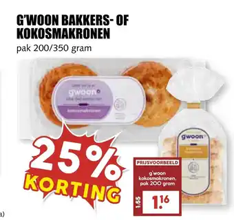 MCD Supermarkt G'woon bakkers-of kokosmakronen aanbieding