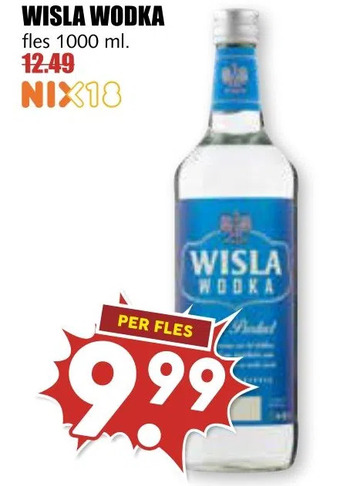 MCD Supermarkt Wisla wodka aanbieding