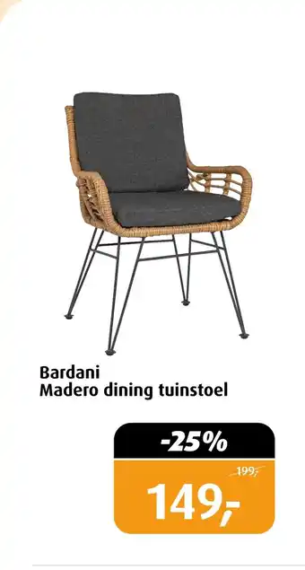 De Wit Schijndel Bardani madero dining tuinstoel aanbieding