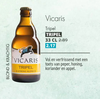 Mitra Vicaris tripel aanbieding