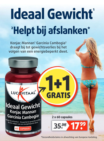 Lucovitaal Ideaal gewicht aanbieding