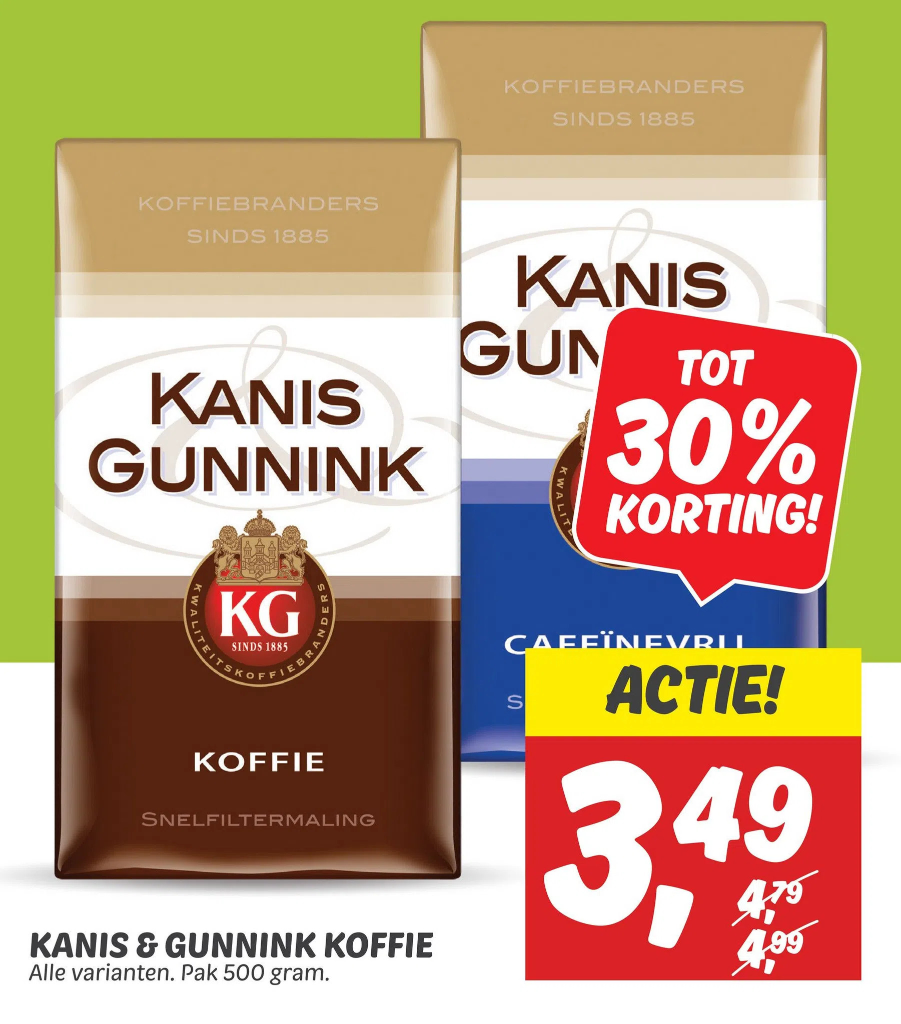 Kanis & gunnink koffie aanbieding bij Dekamarkt