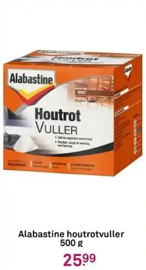 Karwei Alabastine houtrotvuller 500 g aanbieding