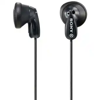 Conrad Sony mdr-e9lp in ear oordopjes kabel zwart aanbieding