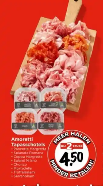 Vomar Voordeelmarkt Amoretti Tapasschotels aanbieding