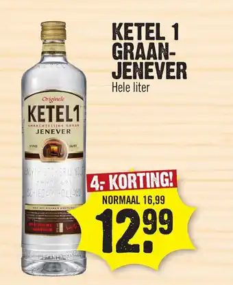 Super Dirck 3 KETEL 1 GRAAN-JENEVER aanbieding