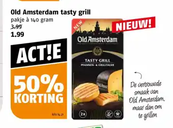 Poiesz Old Amsterdam tasty grill pakje à 140 gram aanbieding