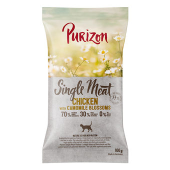 Zooplus Purizon single meat kip met kamillebloesem kattenvoer - 100g aanbieding