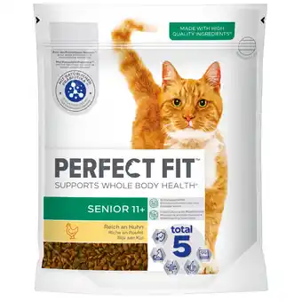 Zooplus Voordeelverpakking: 6x750g perfect fit senior 11+ rijk aan kip kattenvoer nat aanbieding