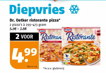 Poiesz Dr. Oetker ristorante pizza* aanbieding