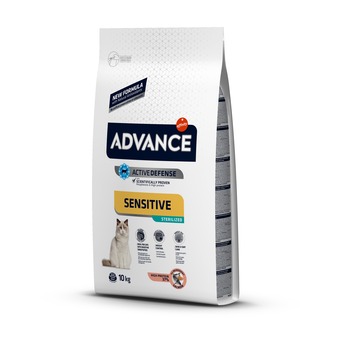 Zooplus 10kg advance cat sterilized sensitive kattenvoer aanbieding