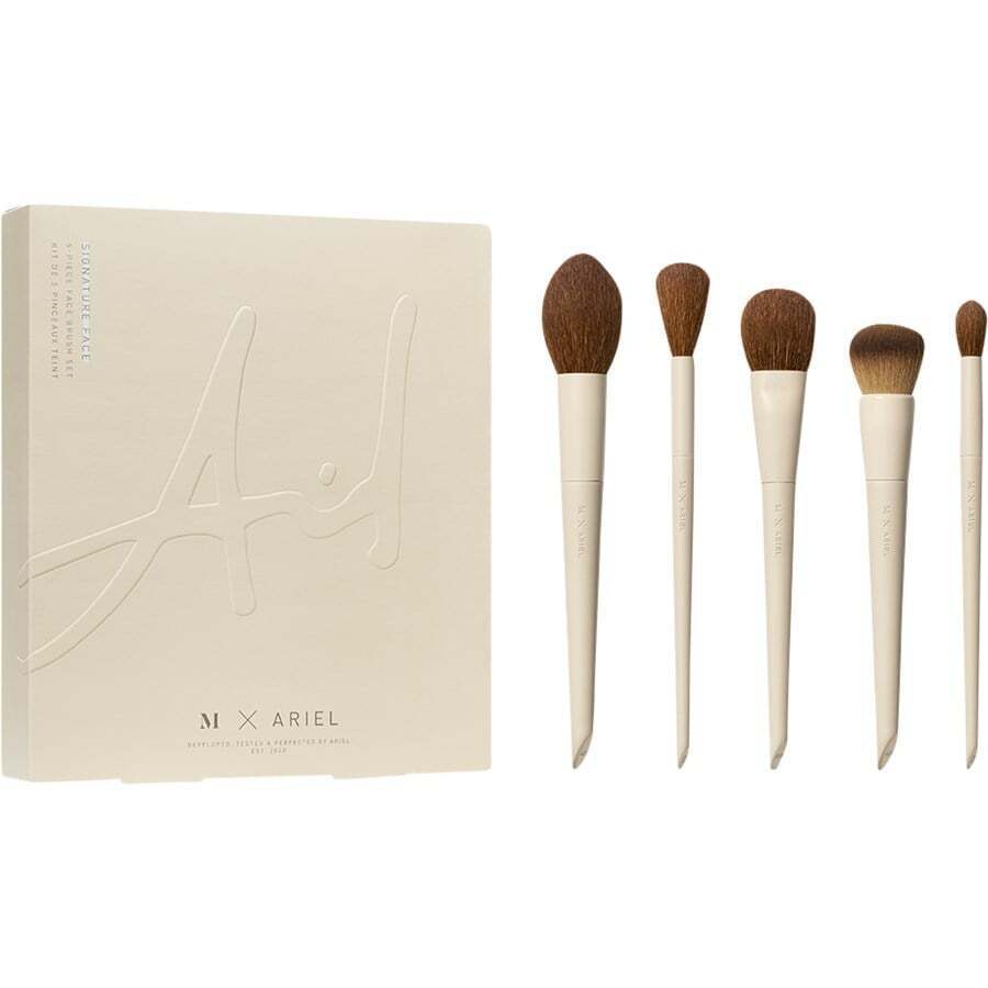 Morphe m x ariel signature 5piece face brush set aanbieding bij Douglas