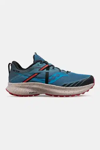 Bever Saucony ride 15 tr trailschoen blauw aanbieding