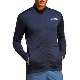 Plutosport Adidas terrex multi fleece jas heren aanbieding