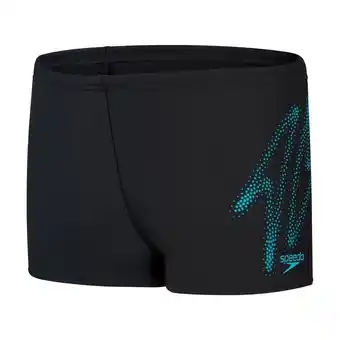 Plutosport Speedo eco hyperboom logo placement zwemboxer jongens aanbieding