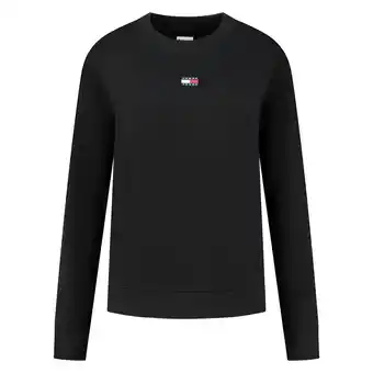 Plutosport Tommy hilfiger small badge crew sweater dames aanbieding