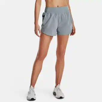 Under Armour Damesshort under armour smartform flex woven harbor blauw / harbor blauw s aanbieding