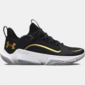 Under Armour Unisex basketbalschoenen under armour flow futr x 3 zwart / zwart / metalen goud 40 aanbieding