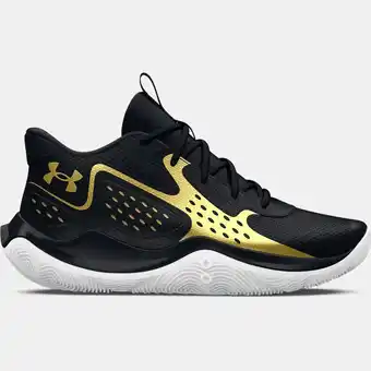 Under Armour Unisex basketbalschoenen under armour jet '23 zwart / metalen goud / metalen goud 40.5 aanbieding