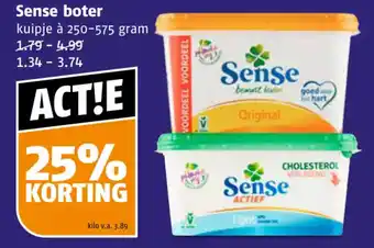 Poiesz Sense boter kuipje à 250-575 gram aanbieding