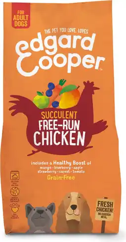 Intratuin Edgard & cooper hondenvoer verse scharrelkip adult 7 kg aanbieding