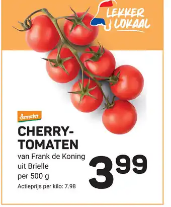 Ekoplaza CHERRY-TOMATEN van Frank de Koning uit Brielle per 500 g aanbieding